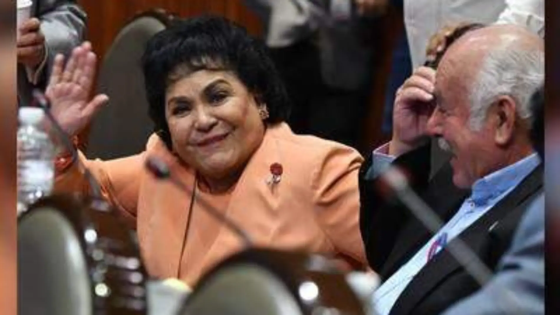 Carmen Salinas estuvo en la política